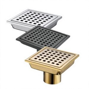 6 Inch 304 Stainless Steel Floor Drain Rectangular - floor drain by Movanty, 304 stainless steel bathroom drainage manufacturer