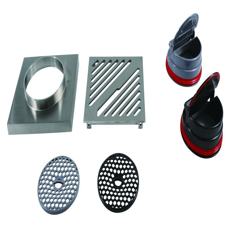 304 Stainless Steel Rectangular Floor Drain Grille - floor drain by Movanty, 304 stainless steel bathroom drainage manufacturer