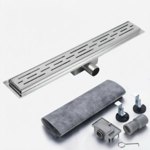 304 Stainless Steel Linear Shower Drain 12 Inch Polished - linear shower drain by Movanty, 304 stainless steel bathroom drainage manufacturer