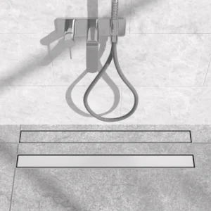 360 Degree Adjustable Linear Shower Drain Stainless Steel - linear shower drain by Movanty, 304 stainless steel bathroom drainage manufacturer