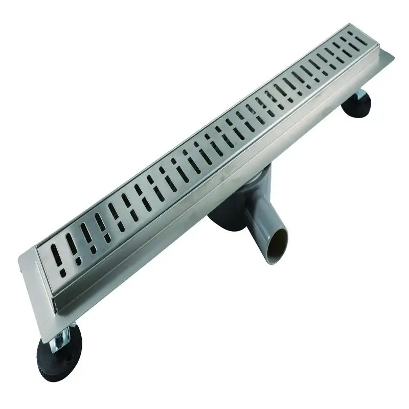 360 Degree Adjustable Linear Shower Drain Rotatable Slim - linear shower drain by Movanty, 304 stainless steel bathroom drainage manufacturer