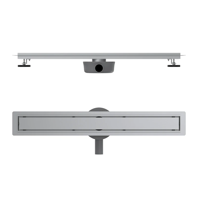 360 Degree Adjustable Linear Shower Drain 20 Inch Strainer - linear shower drain by Movanty, 304 stainless steel bathroom drainage manufacturer