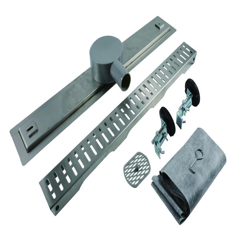 304 Stainless Steel Linear Shower Drain Bathroom - linear shower drain by Movanty, 304 stainless steel bathroom drainage manufacturer