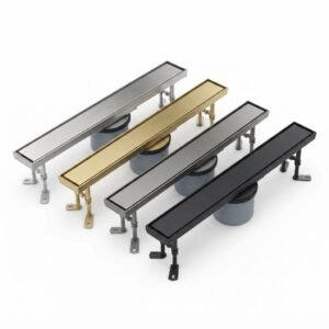 304 Stainless Steel Linear Shower Drain Adjustable OEM - linear shower drain by Movanty, 304 stainless steel bathroom drainage manufacturer