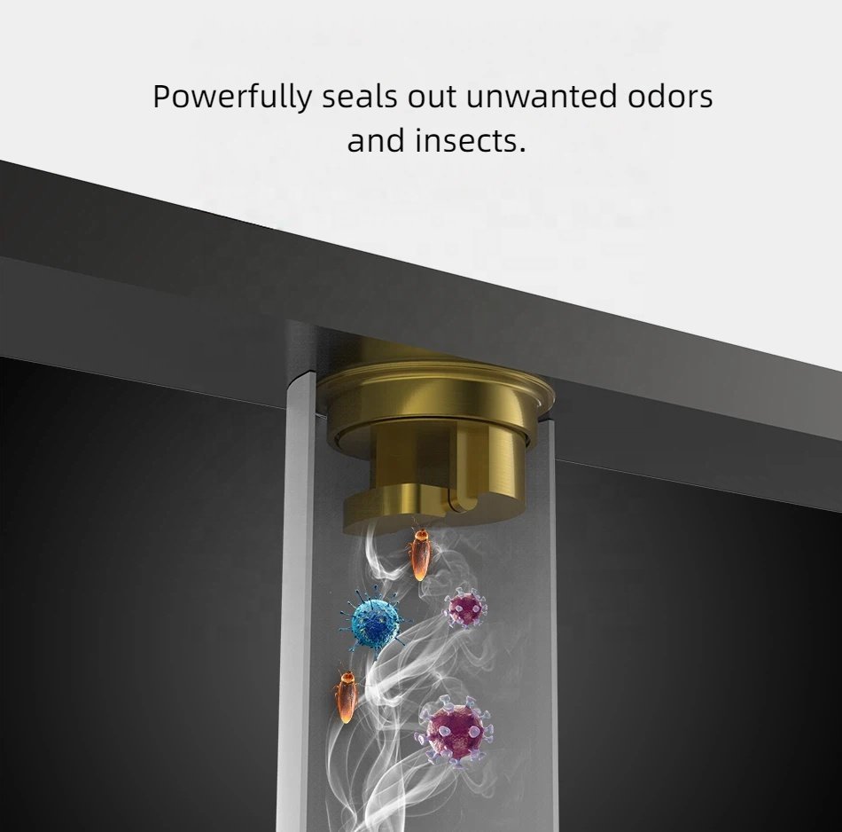 304 Stainless Steel Floor Drain Easy Install Polished - floor drain by Movanty, 304 stainless steel bathroom drainage manufacturer