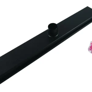Black Stainless Steel Linear Shower Drain - linear shower drain by Movanty, 304 stainless steel bathroom drainage manufacturer