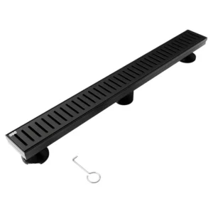 Chrome Stainless Steel Linear Shower Drain Rectangular - linear shower drain by Movanty, 304 stainless steel bathroom drainage manufacturer