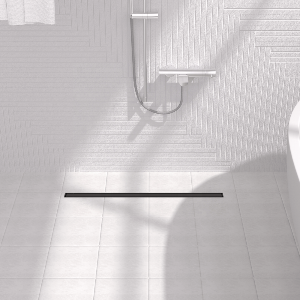 32mm Pop Up Linear Floor Drain - floor drain by Movanty, 304 stainless steel bathroom drainage manufacturer