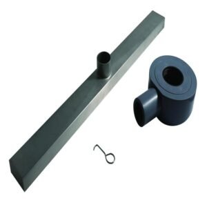 Tile Insert Linear Shower Drain CE Certified Invisible - tile insert linear shower drain by Movanty, 304 stainless steel bathroom drainage manufacturer