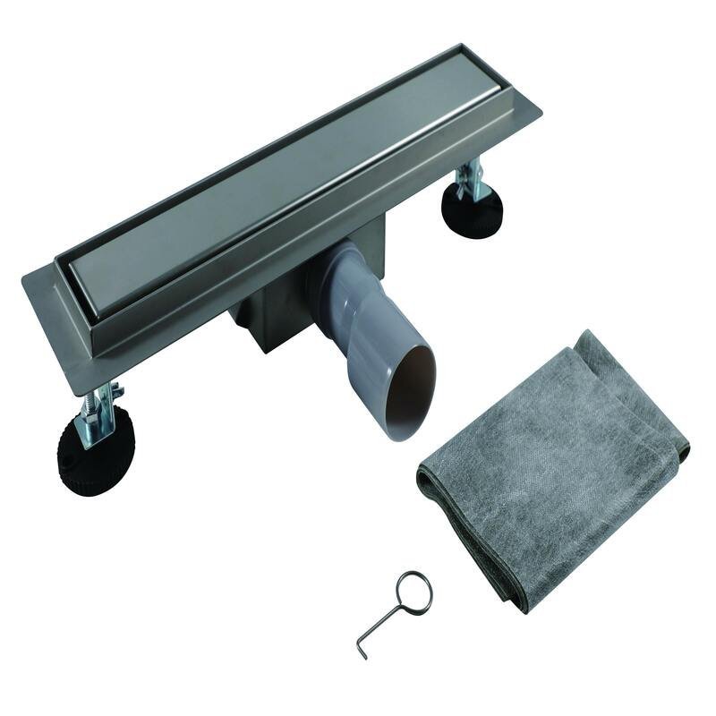 Stainless Steel Linear Shower Drain - linear shower drain by Movanty, 304 stainless steel bathroom drainage manufacturer