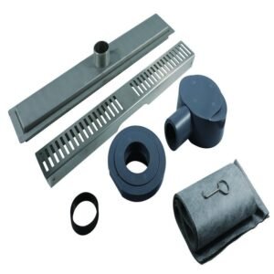Chrome Stainless Steel Linear Shower Drain - linear shower drain by Movanty, 304 stainless steel bathroom drainage manufacturer