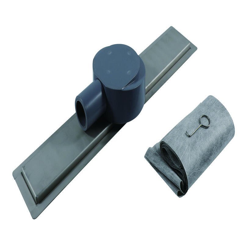 Tile Insert Linear Shower Drain Rectangular Embedded - tile insert linear shower drain by Movanty, 304 stainless steel bathroom drainage manufacturer