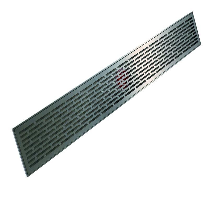 Stainless Steel Linear Shower Drain Rectangular - linear shower drain by Movanty, 304 stainless steel bathroom drainage manufacturer