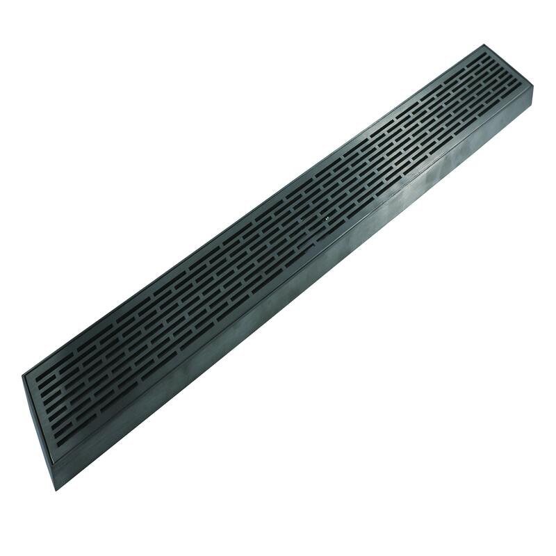 Stainless Steel Linear Shower Drain Rectangular - linear shower drain by Movanty, 304 stainless steel bathroom drainage manufacturer