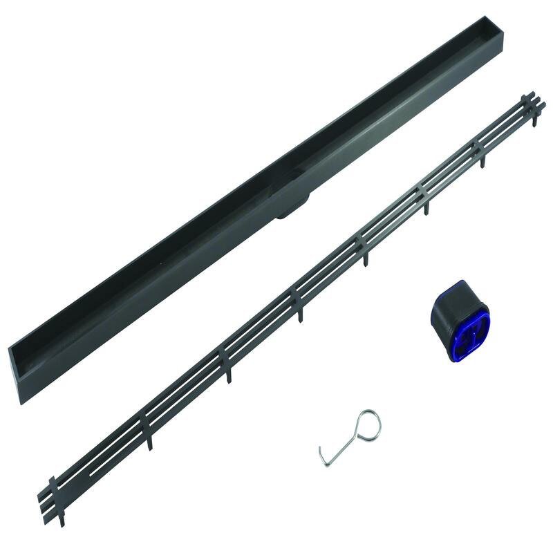 304 Stainless Steel Linear Shower Drain with Hair Filter - linear shower drain by Movanty, 304 stainless steel bathroom drainage manufacturer