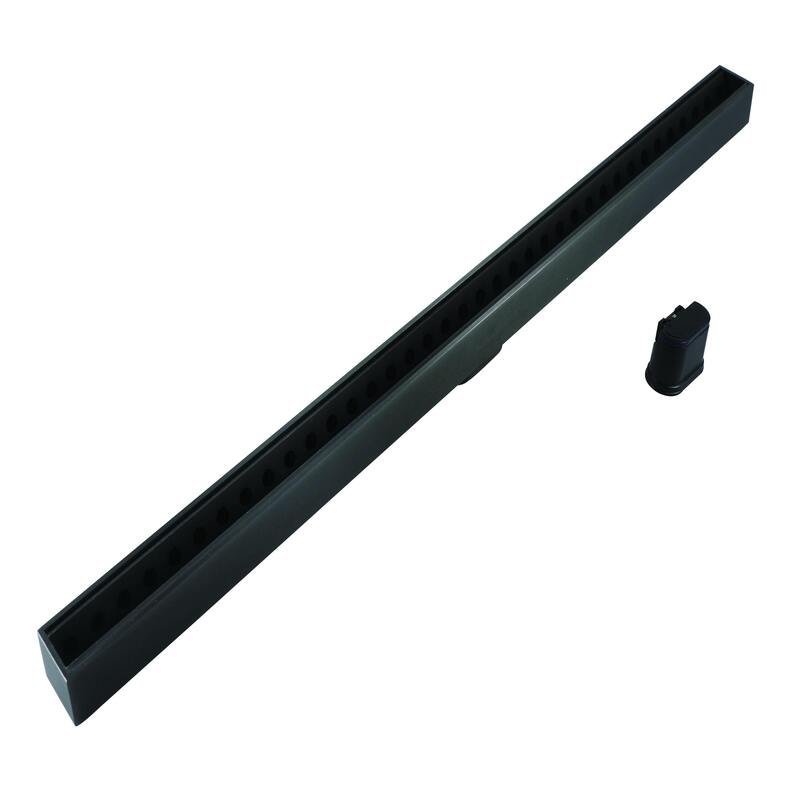 Tile Insert Linear Shower Drain Embedded Vertical Outlet - tile insert linear shower drain by Movanty, 304 stainless steel bathroom drainage manufacturer