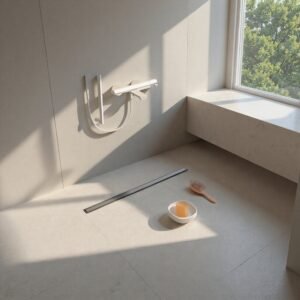 32mm Narrow Body Linear Shower Drain Invisible Tile Insert - linear shower drain by Movanty, 304 stainless steel bathroom drainage manufacturer